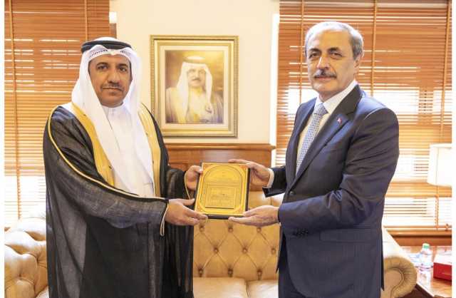 رئيس المحكمة الدستورية يستقبل رئيس النيابة العامة التركي