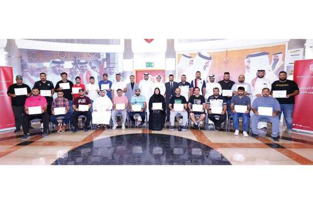 الفردان يختتم دورة المستوى الأوّل للإدارة الرياضية