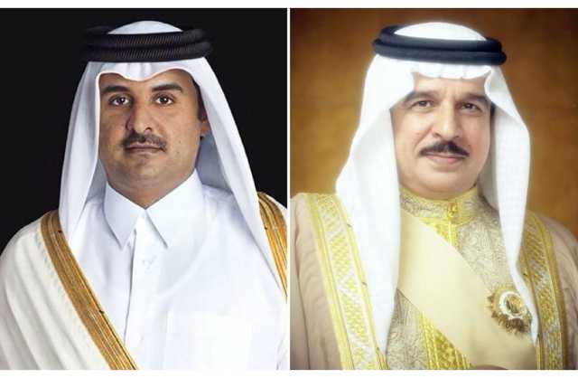 جلالة الملك المعظم يجري اتصالاً هاتفيًا مع أخيه سمو أمير دولة قطر