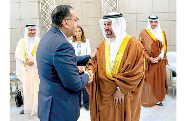 رئيس مجلس الوزراء المصري يستقبل وزير المالية والاقتصاد الوطني: تعزيز الشراكات الاستراتيجية التجارية والصناعية والسياحية