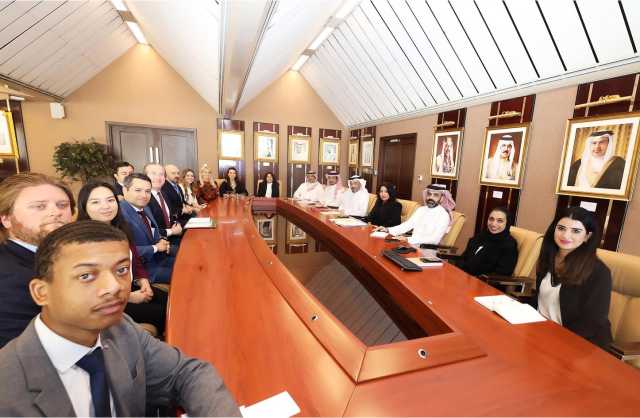 وكيل المحاكم والتوفيق الأسري والنفقة تستقبل وفدًا من موظفي مجلسي النواب والشيوخ الأمريكي