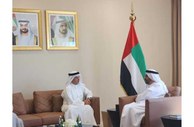 وزير الدولة بوزارة خارجية دولة الإمارات العربية المتحدة يستقبل المدير العام للشؤون القانونية وحقوق الإنسان