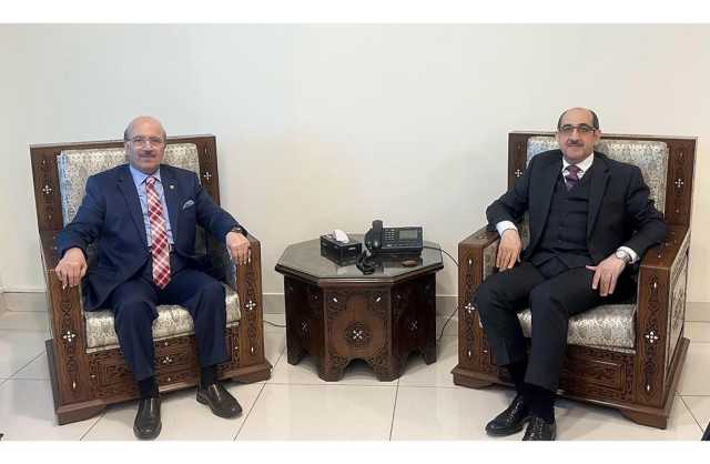 نائب وزير الخارجية والمغتربين في الجمهورية العربية السورية يستقبل سفير مملكة البحرين في دمشق