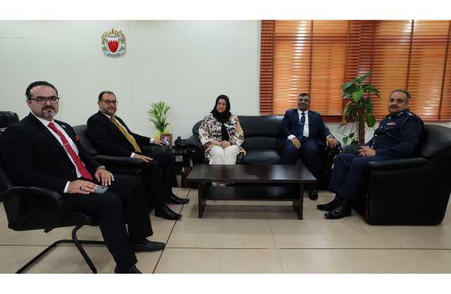مساعد رئيس الأمن العام لشئون المجتمع يستقبل رئيس الجمعية البحرينية للإحصاء