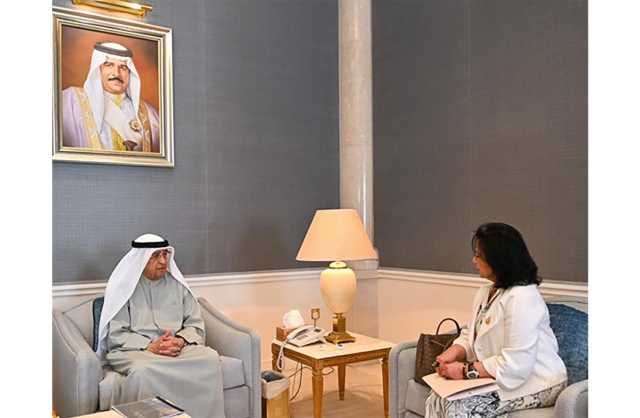 سمو الشيخ محمد بن مبارك يستقبل الشيخة مي بنت محمد آل خليفة