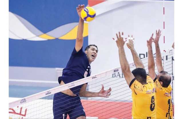 النجمة يُطيح بالأهلي ويتأهّل لسداسي أقوياء الطائرة