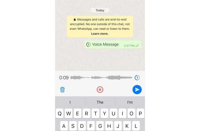 ميزة جديدة على «واتساب» تتيح إرسال رسائل صوتية تُسمع لمرة واحدة ثم تختفي