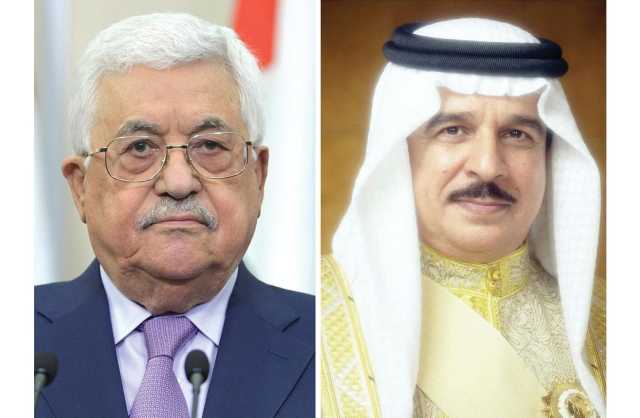 جلالة الملك المعظم يتلقى اتصالاً هاتفياً من رئيس دولة فلسطين