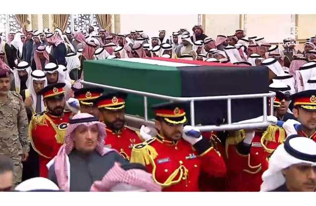 بدء مراسم تشييع جنازة أمير الكويت الراحل الشيخ نواف الصباح