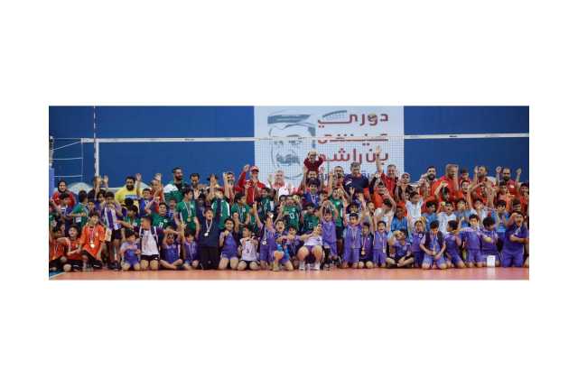 مهرجان العيد الوطني للصغار للطائرة يستقطب 155 لاعبًا