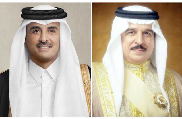 جلالة الملك المعظم يهنئ أمير دولة قطر باليوم الوطني