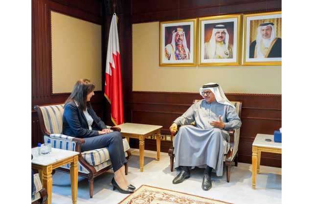وزير الخارجية يستقبل سفير جمهورية مصر العربية لدى مملكة البحرين 
