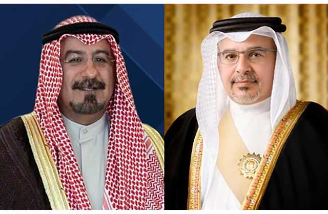 اتصال هاتفي بين ولي العهد رئيس مجلس الوزراء ورئيس مجلس الوزراء بدولة الكويت