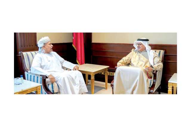 وزير الخارجية يستقبل مدير المكتب التنفيذي لمجلس وزراء العمل بدول التعاون
