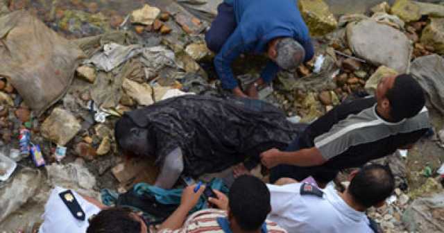 انتشال جثة طفل لقى مصرعه غرقا بمياه ترعة الحزانية بشبين القناطر