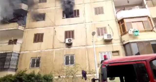 إخماد حريق داخل شقة سكنية فى بولاق الدكرور دون إصابات