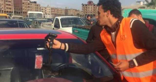 تحرير 2718 مخالفة لعدم تركيب الملصق الإلكترونى خلال حملات مرورية