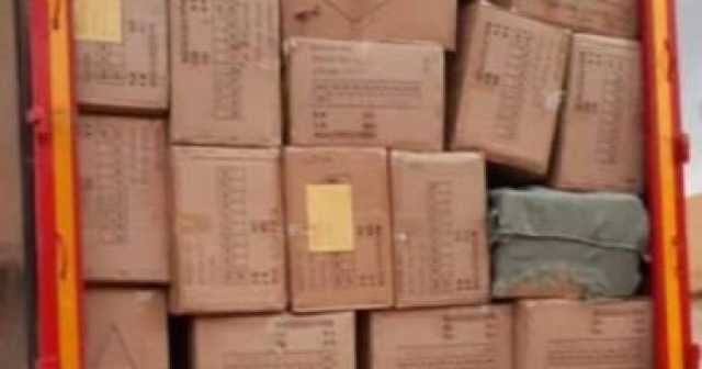أمن المنافذ يتمكن من ضبط 5 قضايا فى مجال جرائم تهريب البضائع