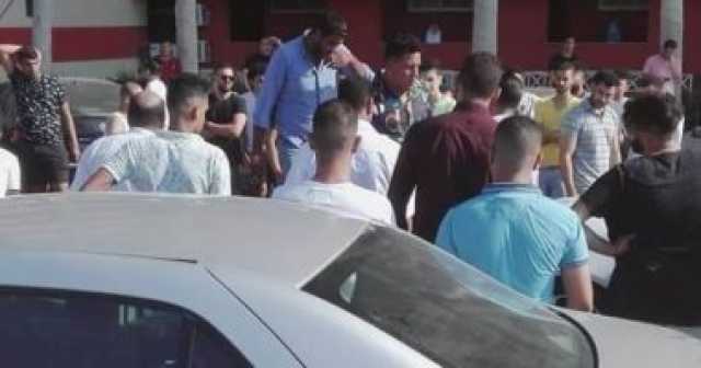 إصابة شخصين إثر حادث انقلاب سيارة فى الصف