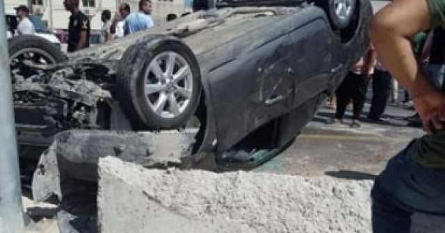 إصابة شخص صدمته سيارة أثناء عبوره للطريق فى المريوطية
