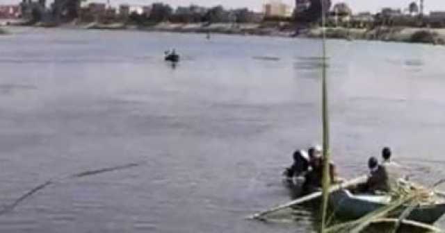 انتشال جثة مسن غرق فى ترعة القاصد بطنطا