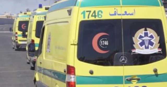 مصرع طفلين فى حادث تصادم سيارة ودراجة نارية على طريق طنطا- السنطة بالغربية