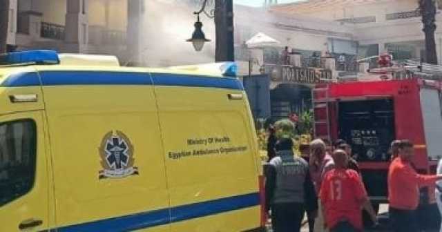إخماد حريق داخل شقة سكنية فى منطقة بولاق الدكرور دون إصابات