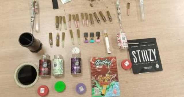ضبط راكب فى مطار القاهرة بحوزته كمية متنوعة من نبات وزيت الماريجوانا المخدر.. صور