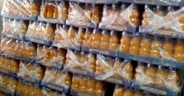 ضبط نصف مليون عبوة عصير وشيكولاتة للأطفال فاسدة في الغربية