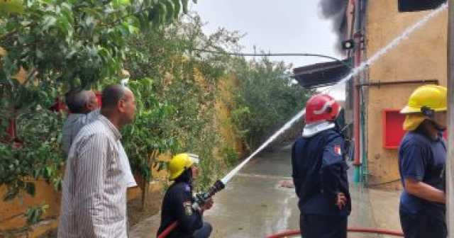 السيطرة على حريق مزرعة دواجن بالشرقية
