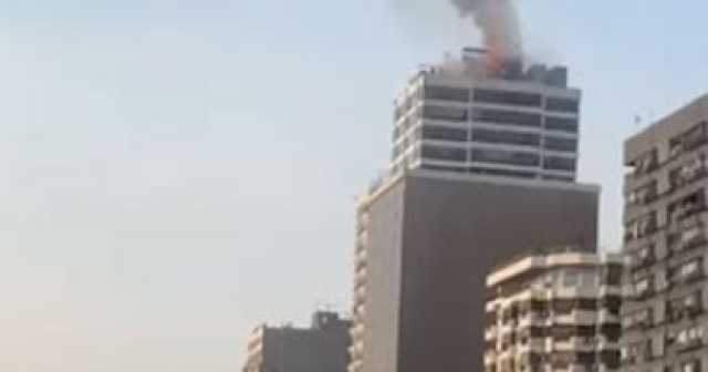 إخماد حريق داخل شقة سكنية فى العجوزة دون إصابات.. صور