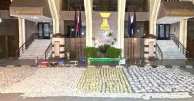 ضبط مخدرات بقيمة نصف مليار جنيه فى حملات أمنية