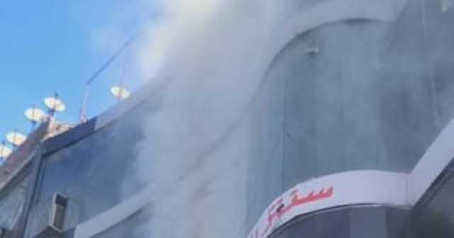 السيطرة على حريق مول فى الموسكى.. صور
