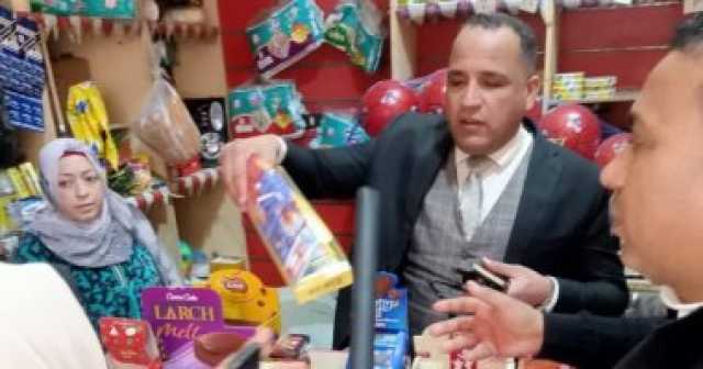 ضبط محل يبيع الألعاب النارية والصواريخ بقها واتخاذ الإجراءات القانونية ضده