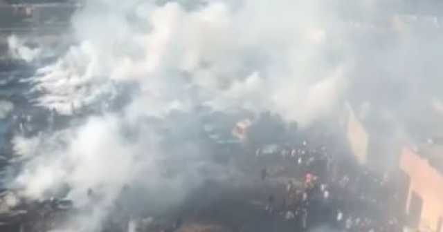 المباحث تستمع لأقوال شهود العيان فى حريق الشرابية