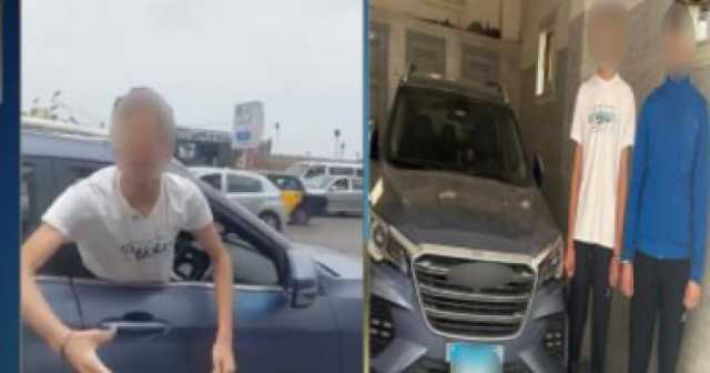 ضبط المتهم بتهديد سائق بنفوذ والده رغم وفاته بمحافظة الإسكندرية.. فيديو