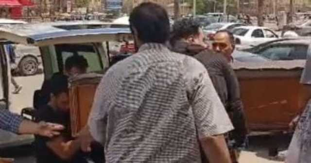تشييع جثمان الضحية منة أيمن إحدى ضحايا حادث انفجار خط غاز أكتوبر.. صور