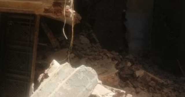 سقوط جدار منزل مهجور فى المحلة والمحافظ يصدر قرارا بإزالته
