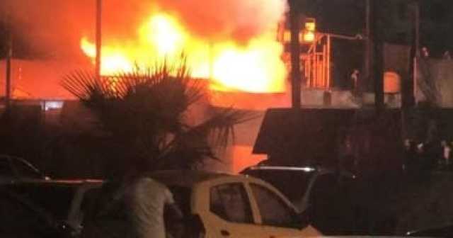 السيطرة على حريق التهم أحد الأكشاك بمنطقة منشية البكرى بالمحلة