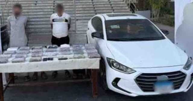 ضبط عنصرين جنائيين بالإسماعيلية لقيامهما بجلب مخدرات تقدربـ78 مليون جنيه