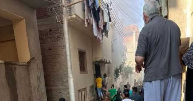 السيطرة على حريق محل فطاطرى فى المرج