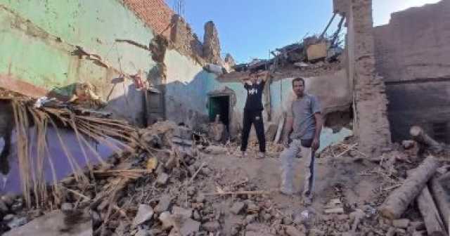 ملحقتش تشوف نتيجتها.. مصرع طالبة بالإعدادية أسفل منزل منهار بقنا.. فيديو