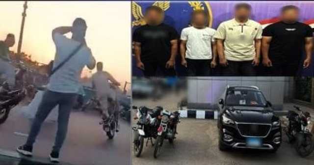 الداخلية تضبط المتهمين بتعطيل المرور بموكب زفاف.. فيديو