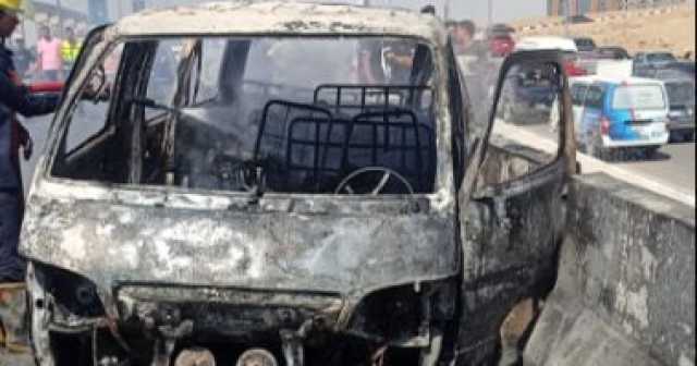 تحريات لكشف تفاصيل حادث تصادم بين 3 سيارات بمحور 26 يوليو