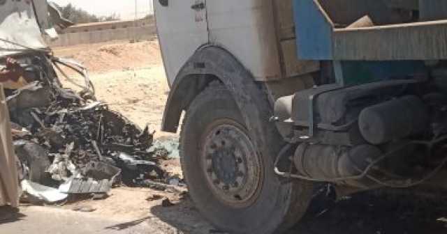 الاستماع لأقوال المصابين فى حادث الطريق الصحراوى بأطفيح