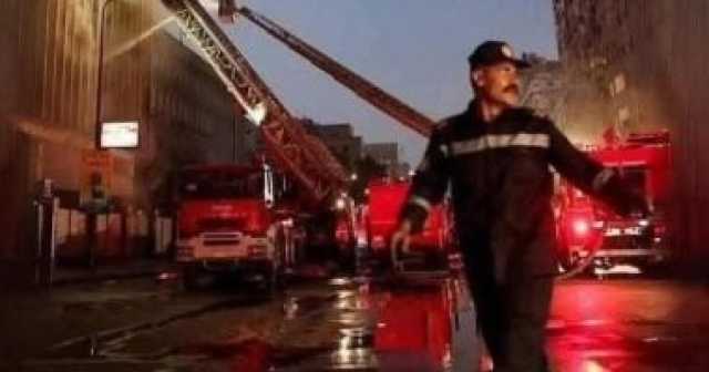بطل من الحماية المدنية...قائد سيارة المنصة الهيدروليكية بحريق سنترال رمسيس