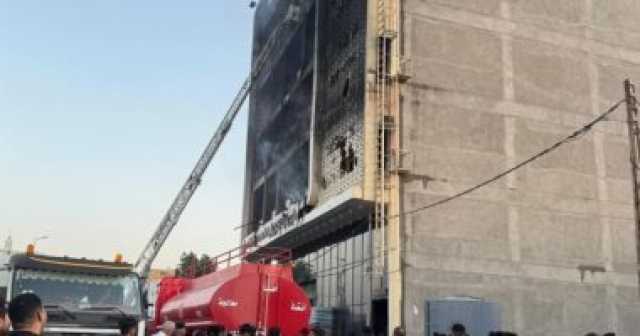 السيطرة على حريق اشتعل بعقار فى كوبرى القبة