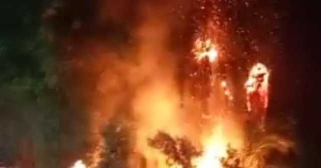 نيابة مصر الجديدة تنتهى من معاينة حريق عقار وتطلب التحريات