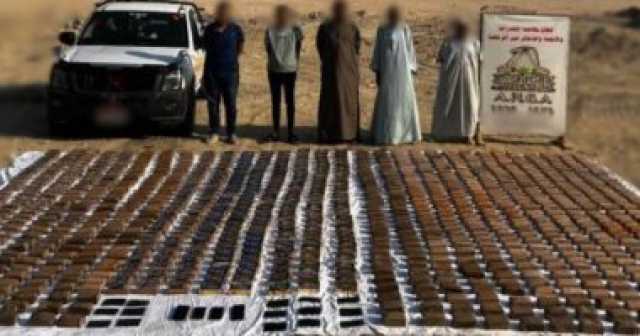 الداخلية تضبط شحنة حشيش بقيمة 100 مليون جنيه