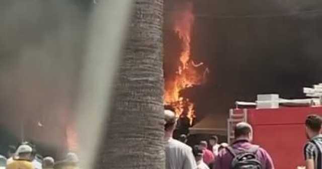 اندلاع حريق فى أحد المطاعم بمنطقة المنتزه شرق الإسكندرية